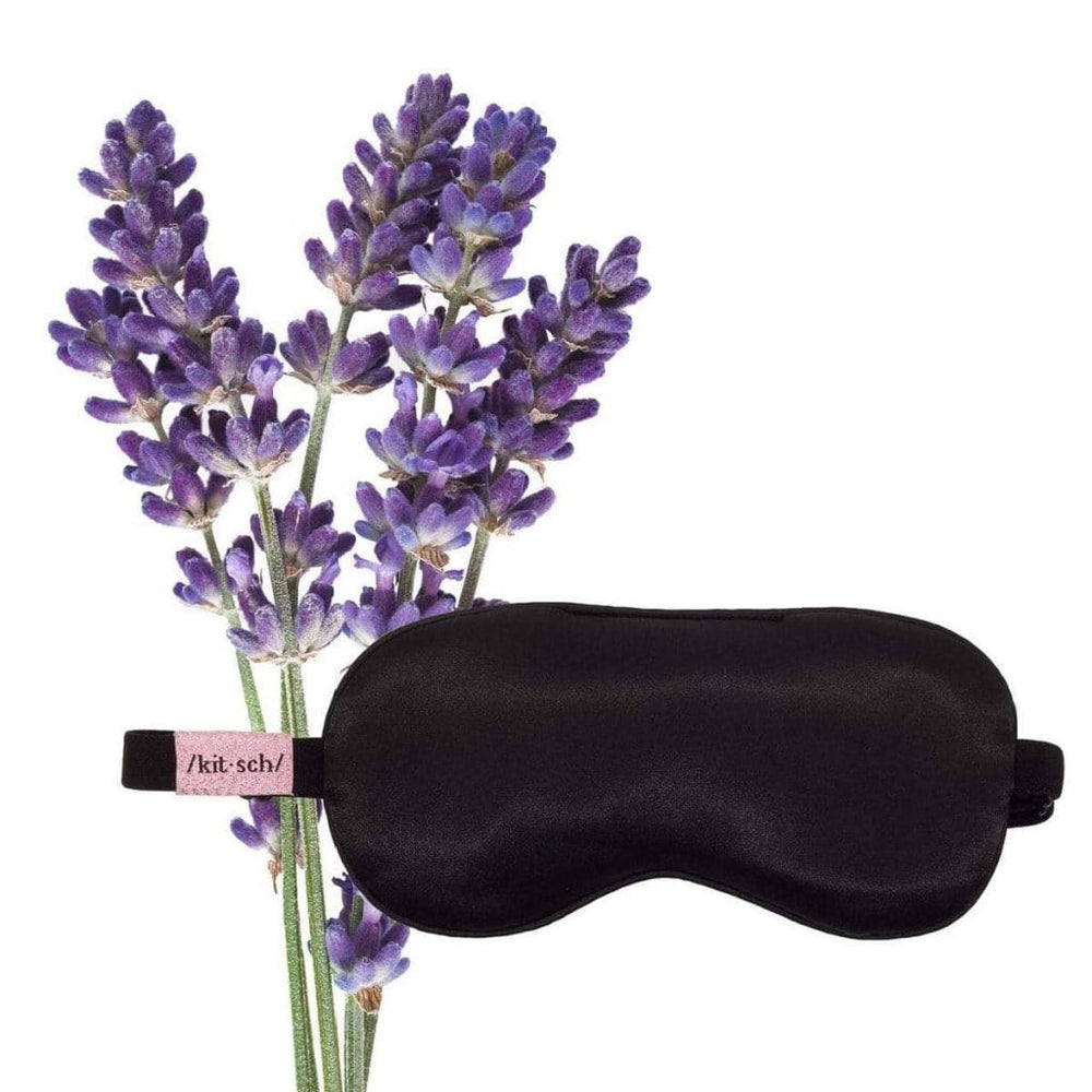 Lavender Satin Weighted Eye Mask