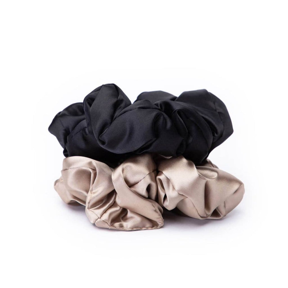 Kitsch Black & Gold Pillow Scrunchies - Luxe & Bloom Create Your Own Gift Box