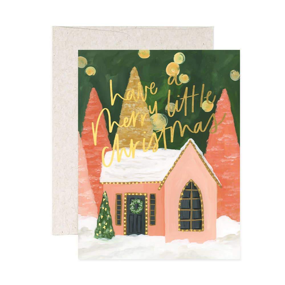 1Canoe2 Little Christmas House Card - Luxe & Bloom Curated Gift Boxes