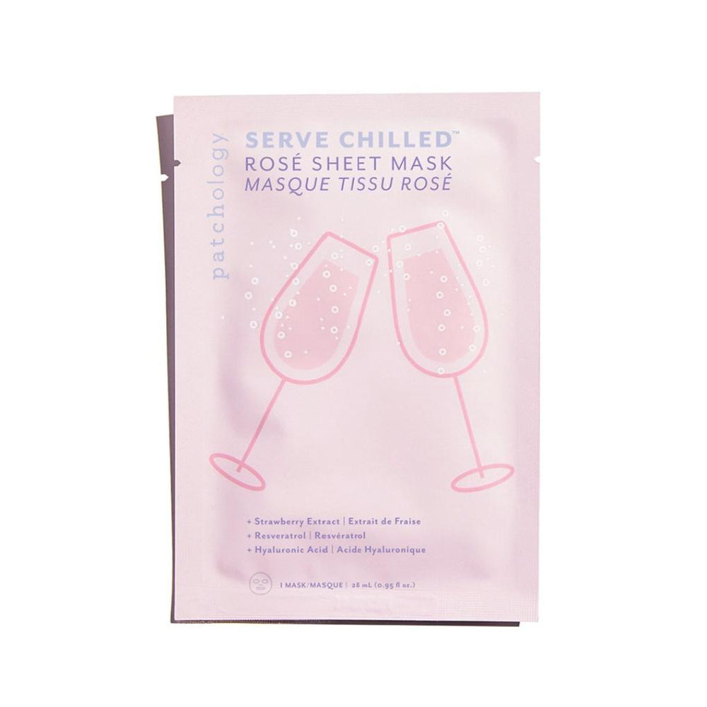 Luxe & Bloom - Patchology Serve Chilled™ Rosé Sheet Mask