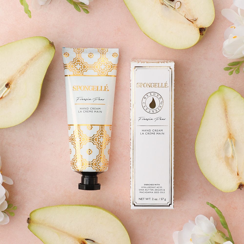 Spongellé Freesia Pear Hand Cream - Luxe & Bloom Build A Luxury Custom Gift Box