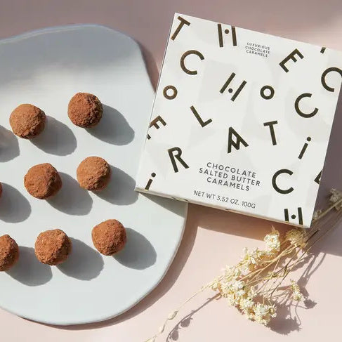 The Chocolatier Salted Butter Caramel Truffles - Luxe & Bloom Build A Custom Luxury Gift Box