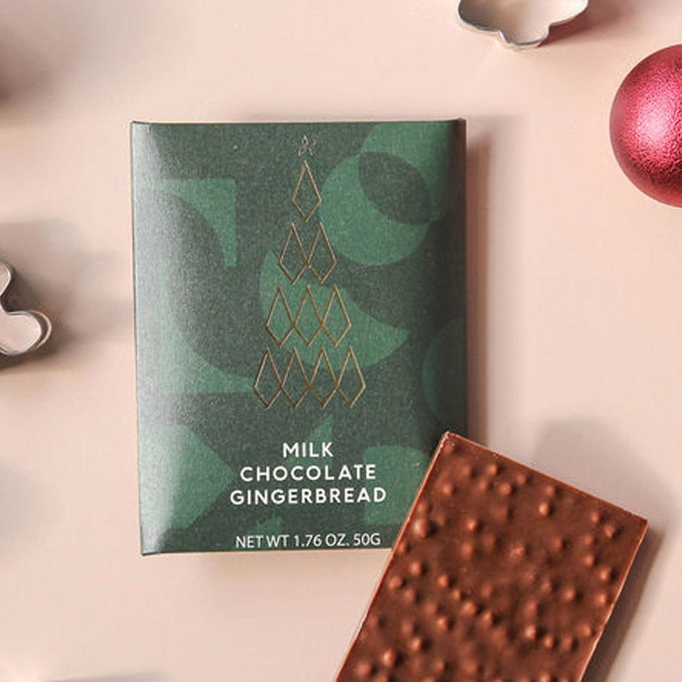 The Chocolatier Milk Chocolate Gingerbread Bar - Luxe & Bloom Build A Luxury Custom Gift Box