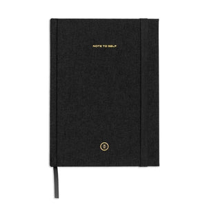 Wit & Delight Black Note To Self Notebook - Luxe & Bloom Create Your Own Gift Box