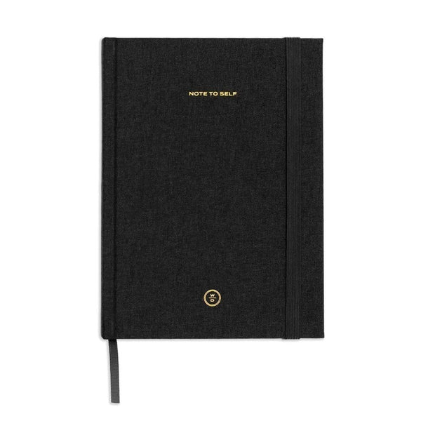 Wit & Delight Black Note To Self Notebook - Luxe & Bloom Create Your Own Gift Box