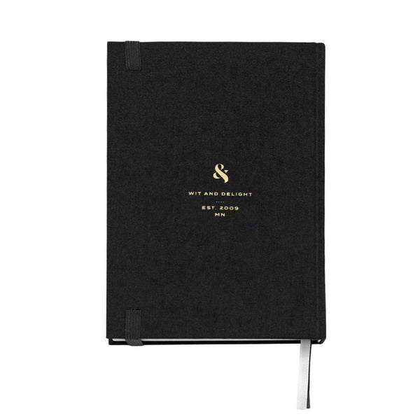 Wit & Delight Black Note To Self Notebook - Luxe & Bloom Create Your Own Gift Box