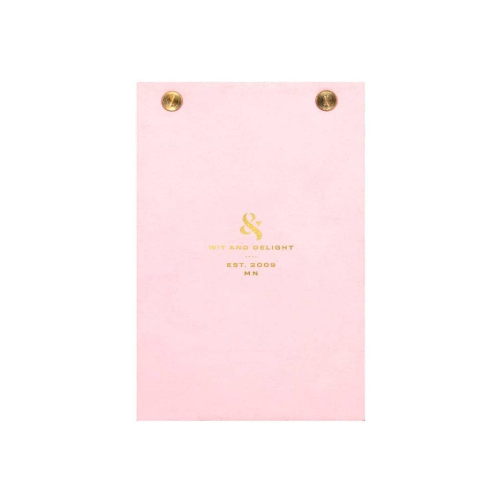 Wit & Delight Pink Desktop Notepad - Luxe & Bloom 
