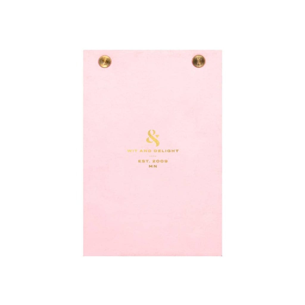 Wit & Delight Pink Desktop Notepad - Luxe & Bloom 
